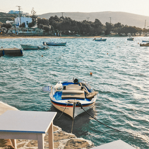 Spend an afternoon in Pollonia, only 3.5 kilometres away