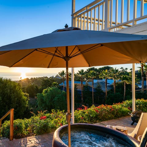 Surround yourself with natural beauty in the home's gardens