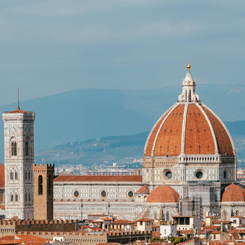 Be first in line to see the Duomo, just a short walk away