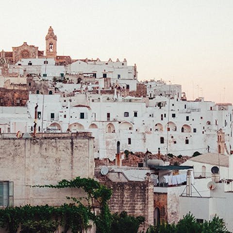 Visit the White City, Ostuni, 8km away
