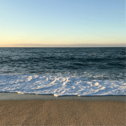 Walk just metres to Spiaggia di Straccoligno