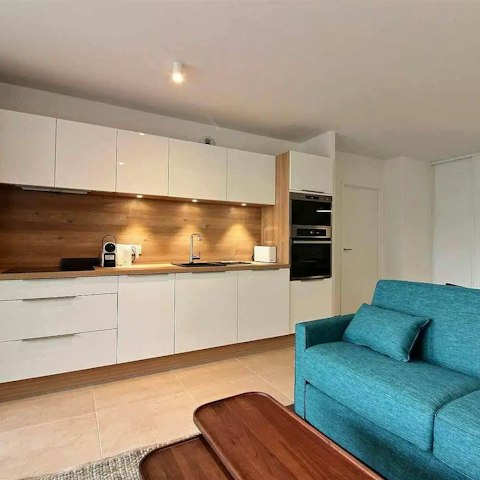 Relax and cook in the open-plan living space