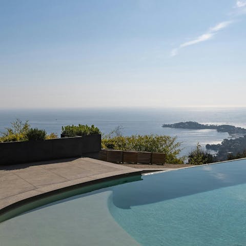 Find peace, privacy and beautiful views from the pool