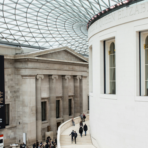 Spend the day at the British Museum, a twenty-minute stroll away