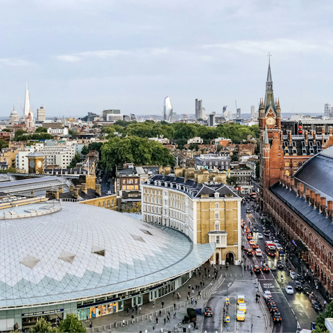 Zip across London with ease thanks to nearby King's Cross