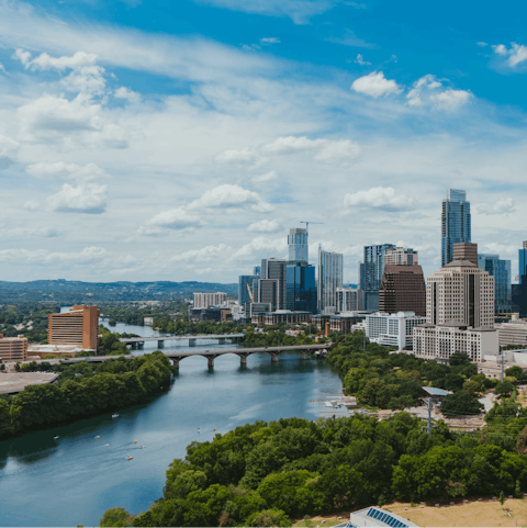 Discover the incredible food scene in Downtown Austin – it's a short drive away