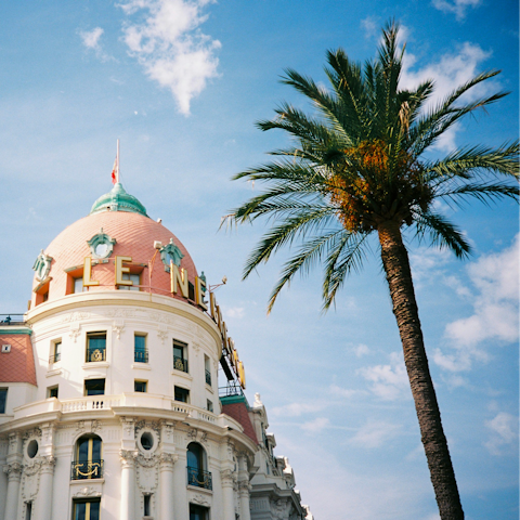 Take the train to nearby Nice for a delightful day out