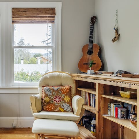 Spend some quiet time in the reading room