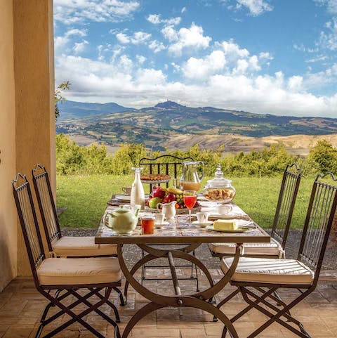 Grill some fresh produce on the barbecue for an alfresco meal