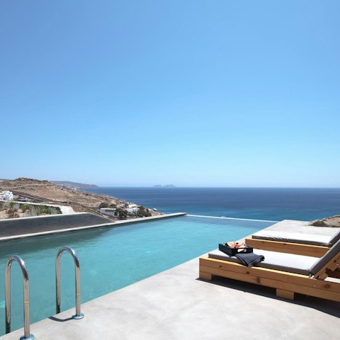 Enjoy leisurely swims and incredible views