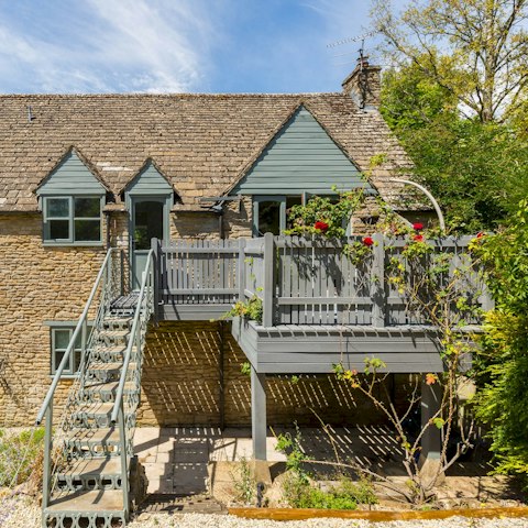 Take in some sun on the raised outdoor terrace