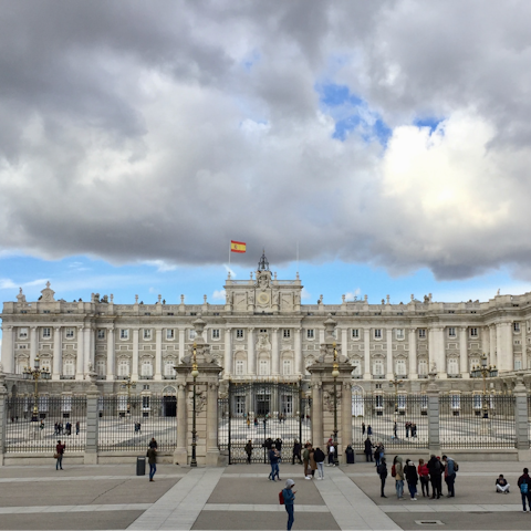 Embark on a guided tour of the Royal Palace of Madrid