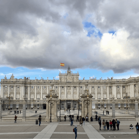 Embark on a guided tour of the Royal Palace of Madrid