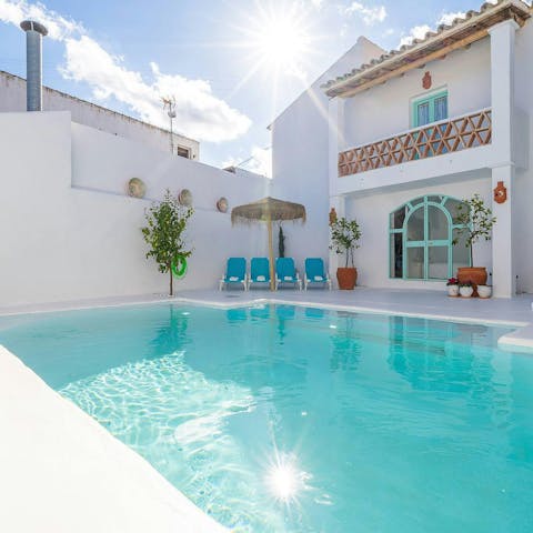 Look forward to leisurely afternoons beside the pool