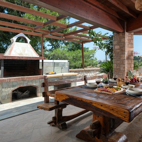 Grill up a Greek feast on the barbecue