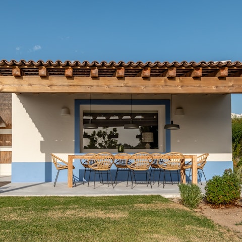 Gather on the terrace for an alfresco feast