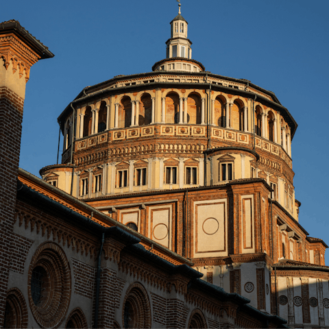 Visit the Basilica di Santa Maria delle Grazie – home of da Vinci’s The Last Supper