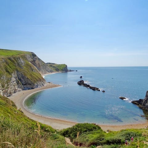 Explore the Jurassic Coast on foot – there are stunning hiking trails