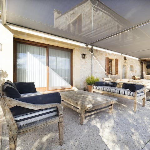 Enjoy cocktails on the terrace following days on the beach
