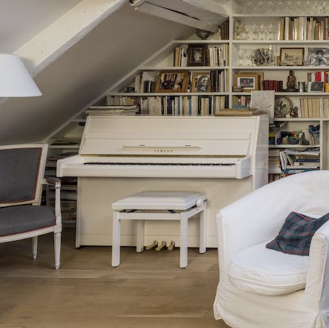 Impress your companion with a piano serenade