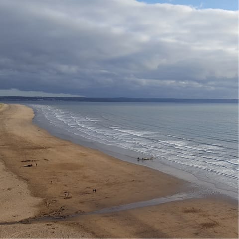 Follow the path down to the beach and you'll be on Saunton Sands in minutes