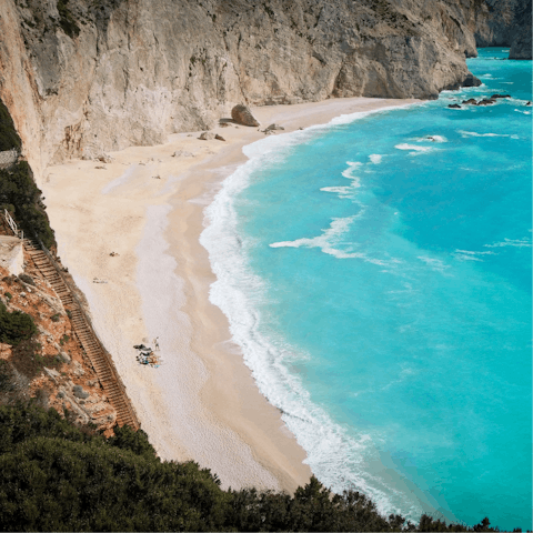 Spend a day at the beach – the nearest is only 1.5km away