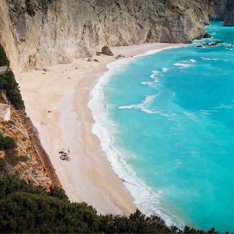 Spend a day at the beach – the nearest is only 1.5km away