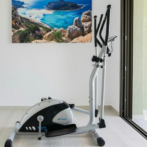 Keep on top of your fitness routine with use of the exercise equipment