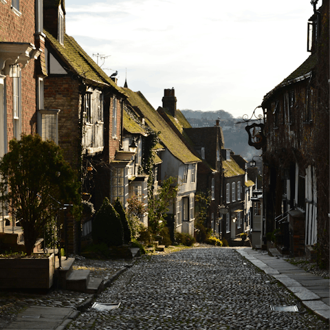 Spend the day in Rye, easily reached by car