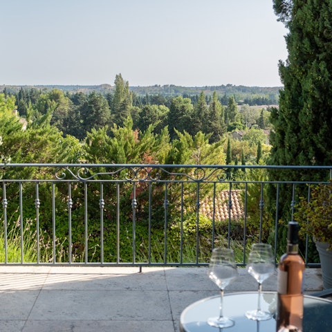 Take in the beautiful views of the Provence countryside
