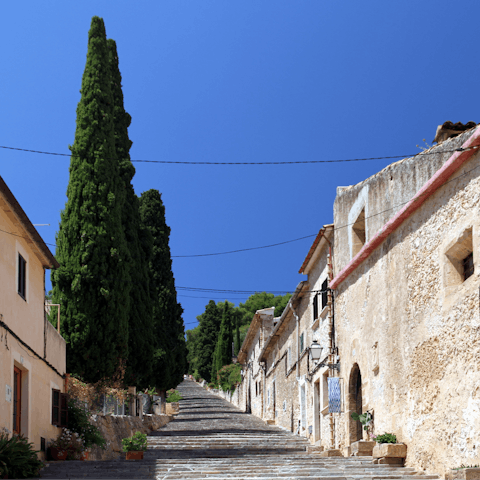 Stay just a short drive away from Pollença's fabulous beaches
