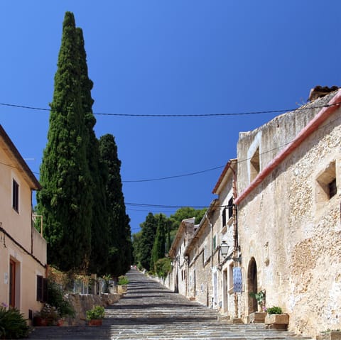 Stay just a short drive away from Pollença's fabulous beaches