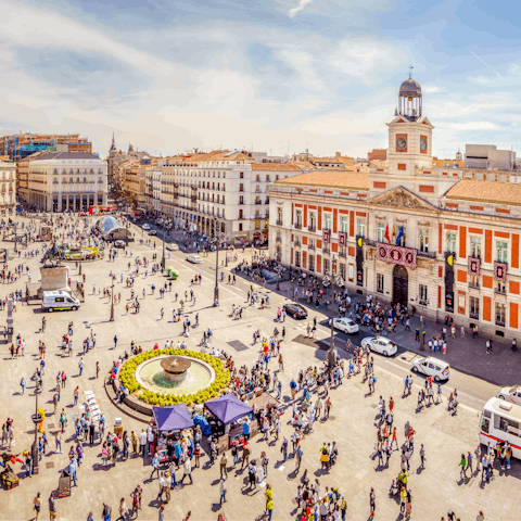 Stay in the heart of Madrid's Trafalgar district