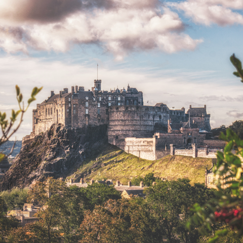 Start your sightseeing at nearby Edinburgh Castle