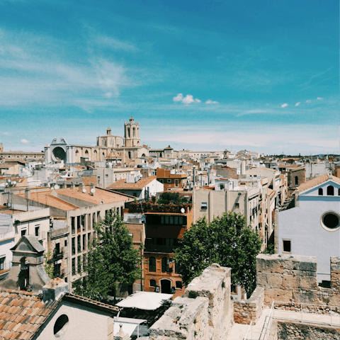 Do some sightseeing in Tarragona, 30km away