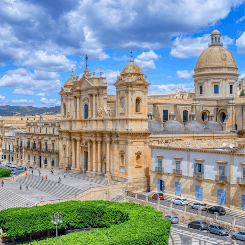 Take a day trip to Noto, just ten minutes away by car