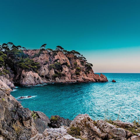 Explore the beautiful Costa del Sol coastline that can be reached in little over five minutes' drive