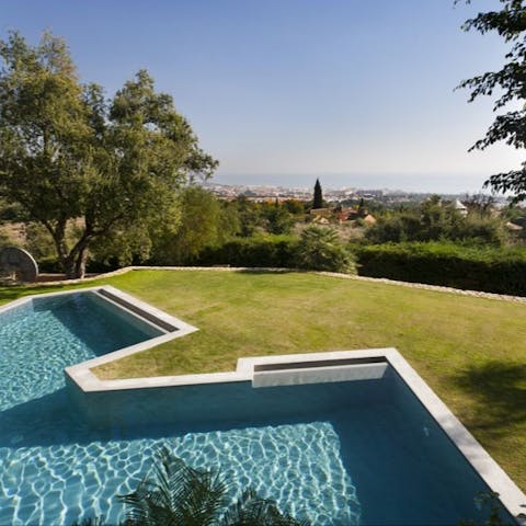 Enjoy mesmerising views across the Mediterranean coastline