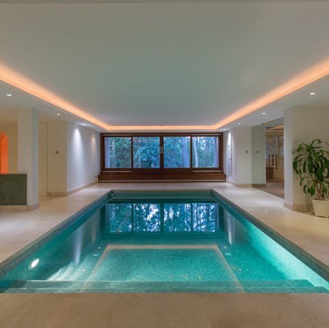 Serenade your senses with relaxing swims in the pool