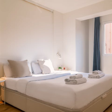 Wake up rested and ready for another busy day of sightseeing