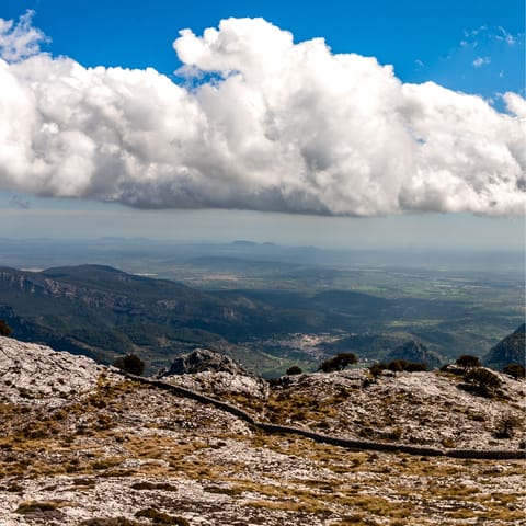 Enjoy scenic hikes through the spectacular Sierra de Tramuntana