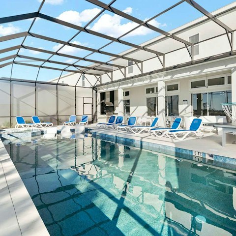 Relax and spend quality time together by the pool