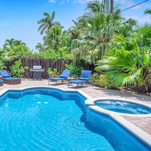 Splash into the pool for some family fun
