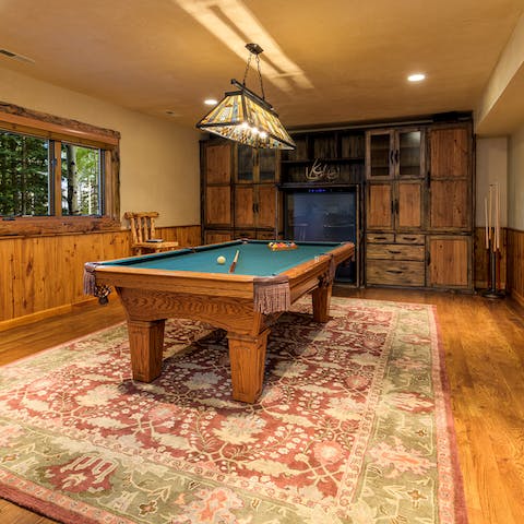 Play a game of snooker