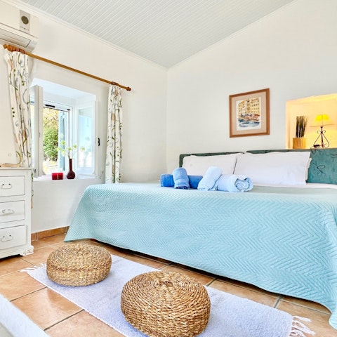 Let the sound of the sea become a lullaby by opening the window a crack when you nap