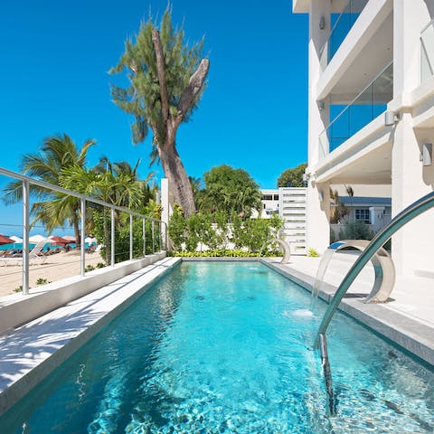 Cool off with a refreshing dip in your private, outdoor pool