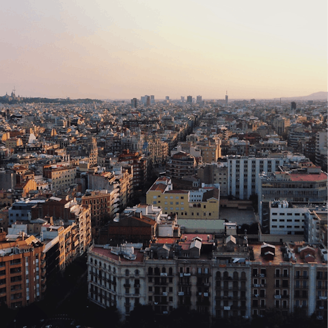 Step outside and explore the vibrant streets of Eixample