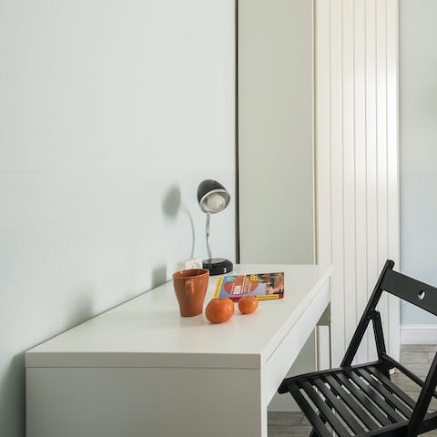 Work from home at the dedicated office space