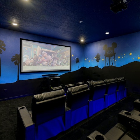 Get the popcorn and gather for movie night in the cinema