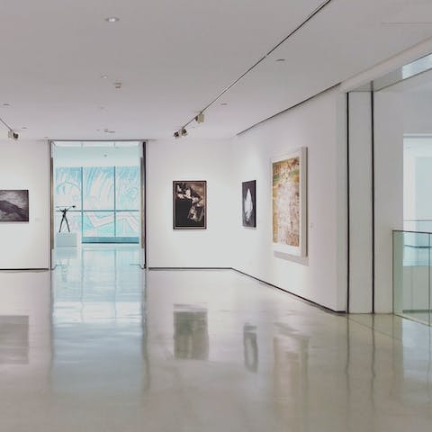 Take a ten-minute stroll to Berlin's Mitte district and discover beautiful art galleries, museums and shops